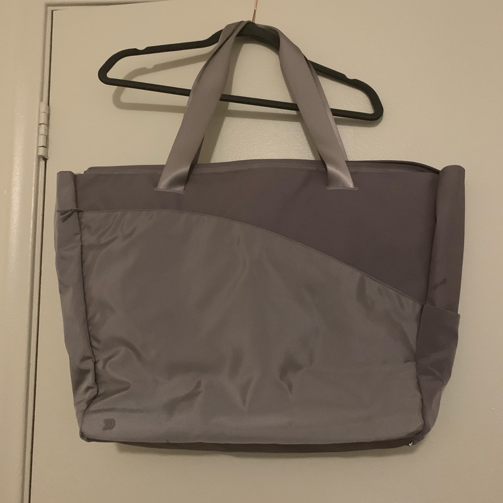 Large Gray Tote/Weekender Bag
